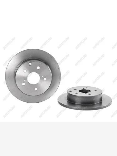 Диск тормозной задний Ø281 BREMBO Toyota RAV4 XA30 5 дв. удлиненный 2-ой рестайлинг (2010-2013)