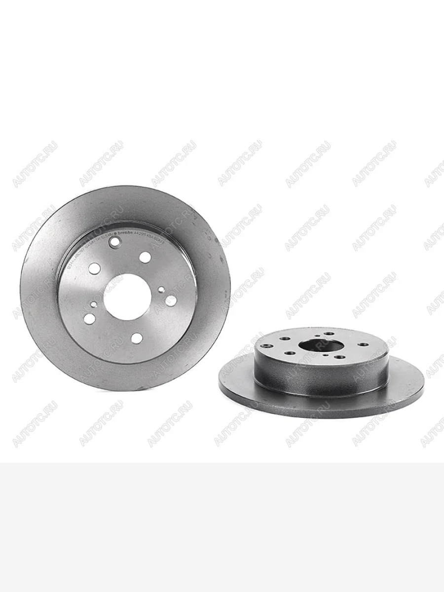 Диск тормозной задний Ø281 BREMBO Toyota RAV4 XA30 5 дв. удлиненный 2-ой рестайлинг (2010-2013)  в Керчи Республика Крым