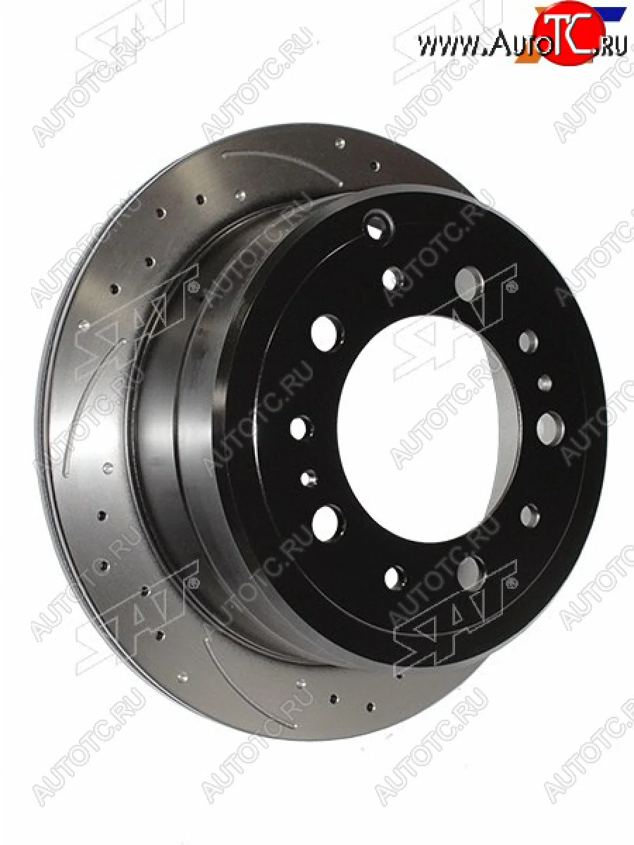 Диск тормозной задний Ø329mm SAT  Toyota Land Cruiser Cygnus j100 дорестайлинг (1998-2003)  в Воронеже Воронежской области