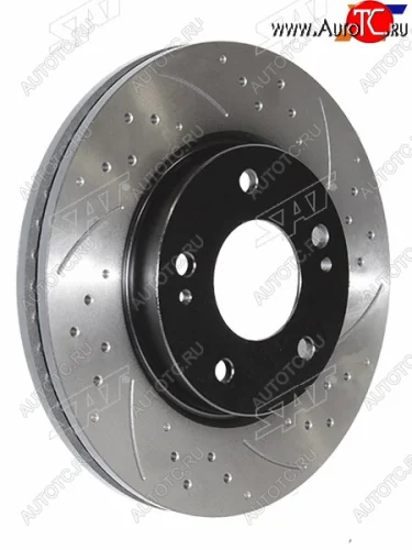 Диски тормозные передние перфорированный Ø276 SAT Mitsubishi Outlander CU (2003-2009)