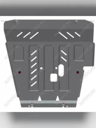 Защита мкпп и рк (усиленная) (V-2,7) ALFECO (сталь 2 мм) Уаз Патриот 23632 дорестайлинг пикап (2008-2014)