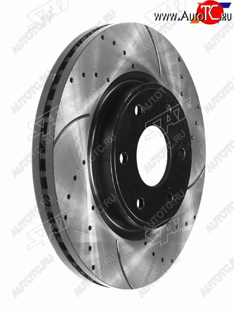 Диски тормозные передние перфорированный Ø358mm SAT Nissan Patrol 6 Y62 рестайлинг (2014-2017)  в Керчи Республика Крым