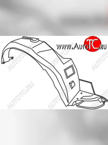 Правый подкрылок передний TYG Honda Accord 6 CF седан дорестайлинг (1997-2000)