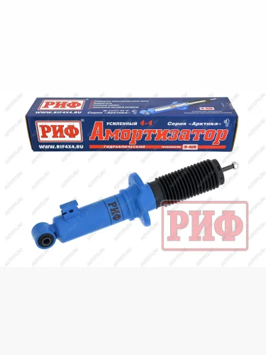 Амортизатор передний (лифт 40, масляный LH=RH) РИФ Mitsubishi L200  3 K74T (2005-2006) рестайлинг