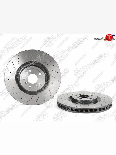 Диск тормозной передний (Ø375 mm) BREMBO Mercedes-Benz ML class W166 (2011-2015)