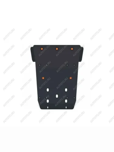 Защита картера (Double Cab) (V-2,0TD) ALFECO (алюминий 4 мм) Volkswagen Amarok дорестайлинг (2009-2016)