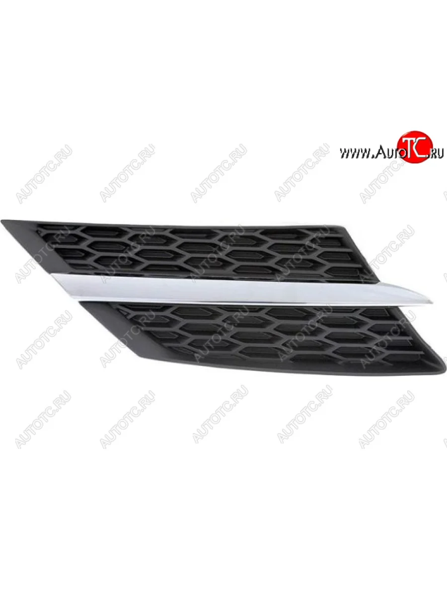 Правая решетка радиатора BodyParts Toyota RAV4 XA40 5 дв. дорестайлинг (2012-2015) (хром серый)  в Самаре Самарской области