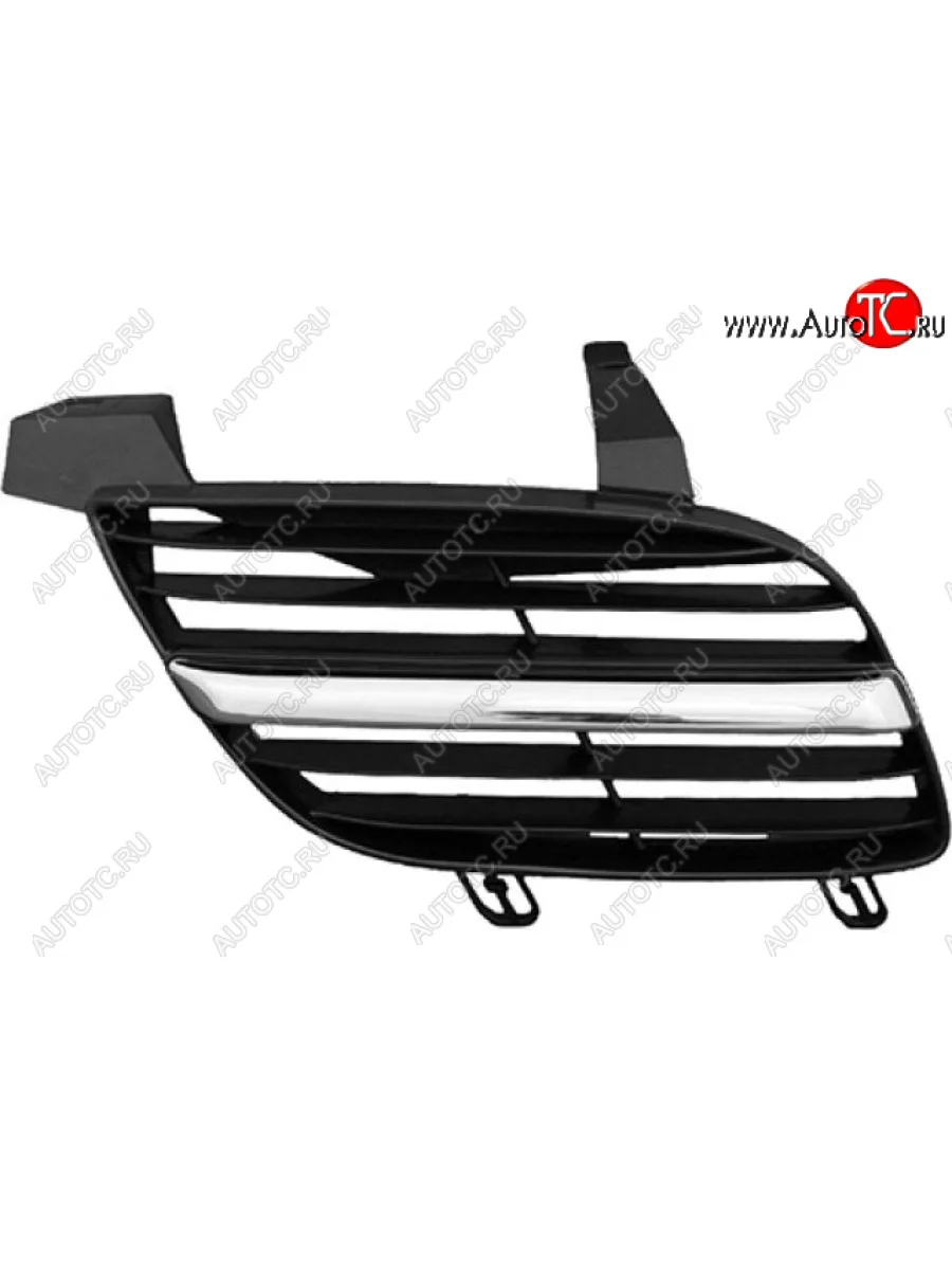 Правая решетка радиатора BODYPARTS Nissan Almera 2 N16 седан дорестайлинг (2000-2003) (хром серый)  в Воронеже Воронежской области