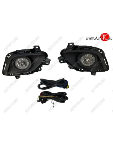 Комплект противотуманных фар (с проводкой, рамкой) BodyParts Mazda 6 GJ дорестайлинг седан (2012-2015)