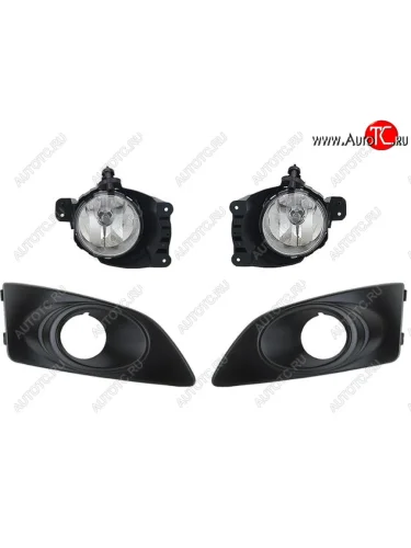 Комплект противотуманных фар с встваками BodyParts Chevrolet Aveo T300 хэтчбек (2011-2015)