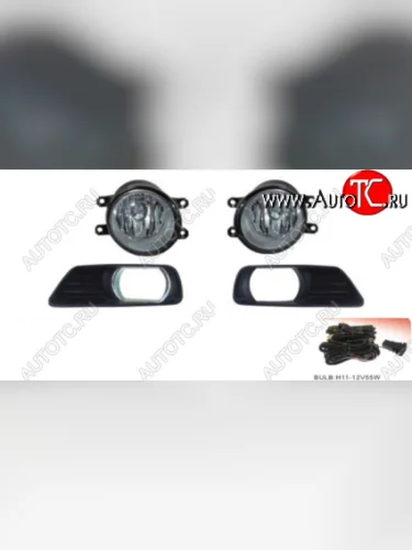 Комплект противотуманных фар (с проводкой, рамкой) BodyParts Toyota Camry XV40 дорестайлинг (2006-2008)