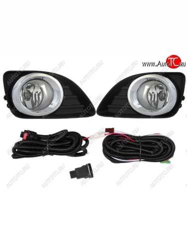 Комплект противотуманных фар (с проводкой, рамкой) BodyParts Toyota Camry XV40 рестайлинг (2009-2011)