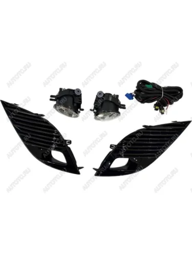 Комплект противотуманных фар (с проводкой, рамкой) BodyParts Toyota Camry XV70 дорестайлинг (2017-2021)