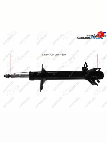 Стойка передняя Шток 25 LH=RH SAT Fiat Ducato 250 (2006-2014)