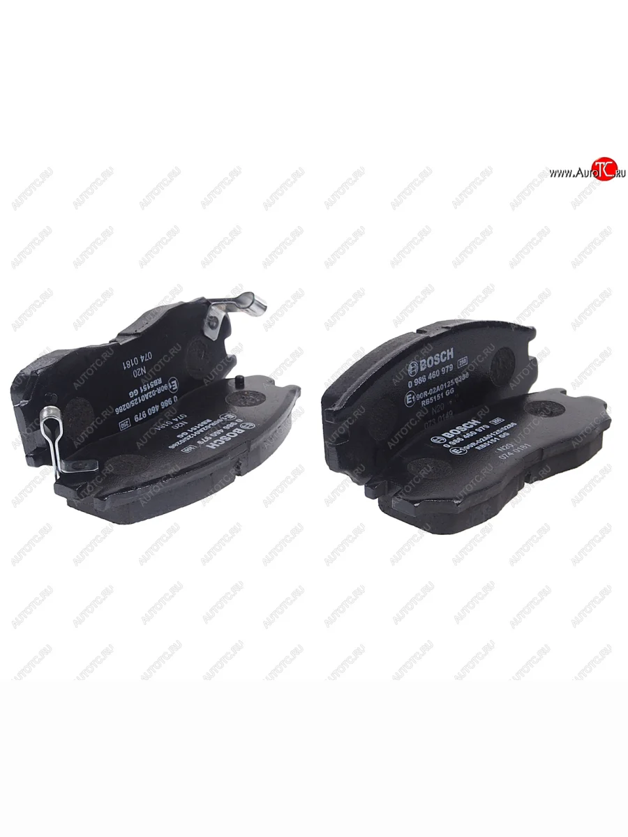 Колодки тормозные передние (4шт.) BOSCH Mitsubishi Lancer 5 Fiore 2 седан (1983-1991)  в Перми Пермском крае