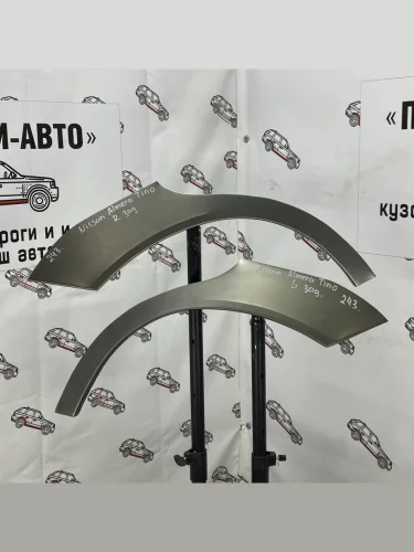 Левая внешняя задняя ремонтная арка ПОРОГИ-АВТО (холоднокатаная сталь 0,8мм) Nissan Tino (1998-2003) V10 доресталийнг