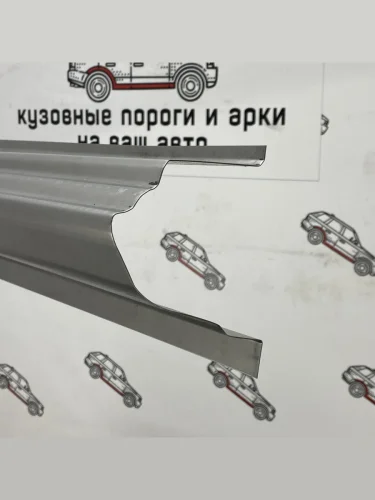 Правый ремонтный порог Пороги-Авто (холоднокатаная сталь 1 мм) Mitsubishi Pajero 4 V90 2-ой рестайлинг (2014-2020)