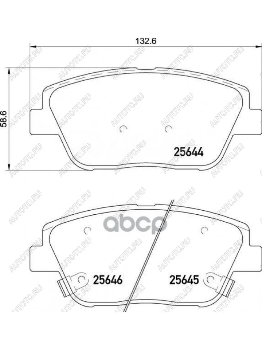 Колодки тормозные передние (4шт.) HANKOOK FRIXA KIA Optima 3 TF дорестайлинг седан (2010-2013)  с доставкой в г. Керчь