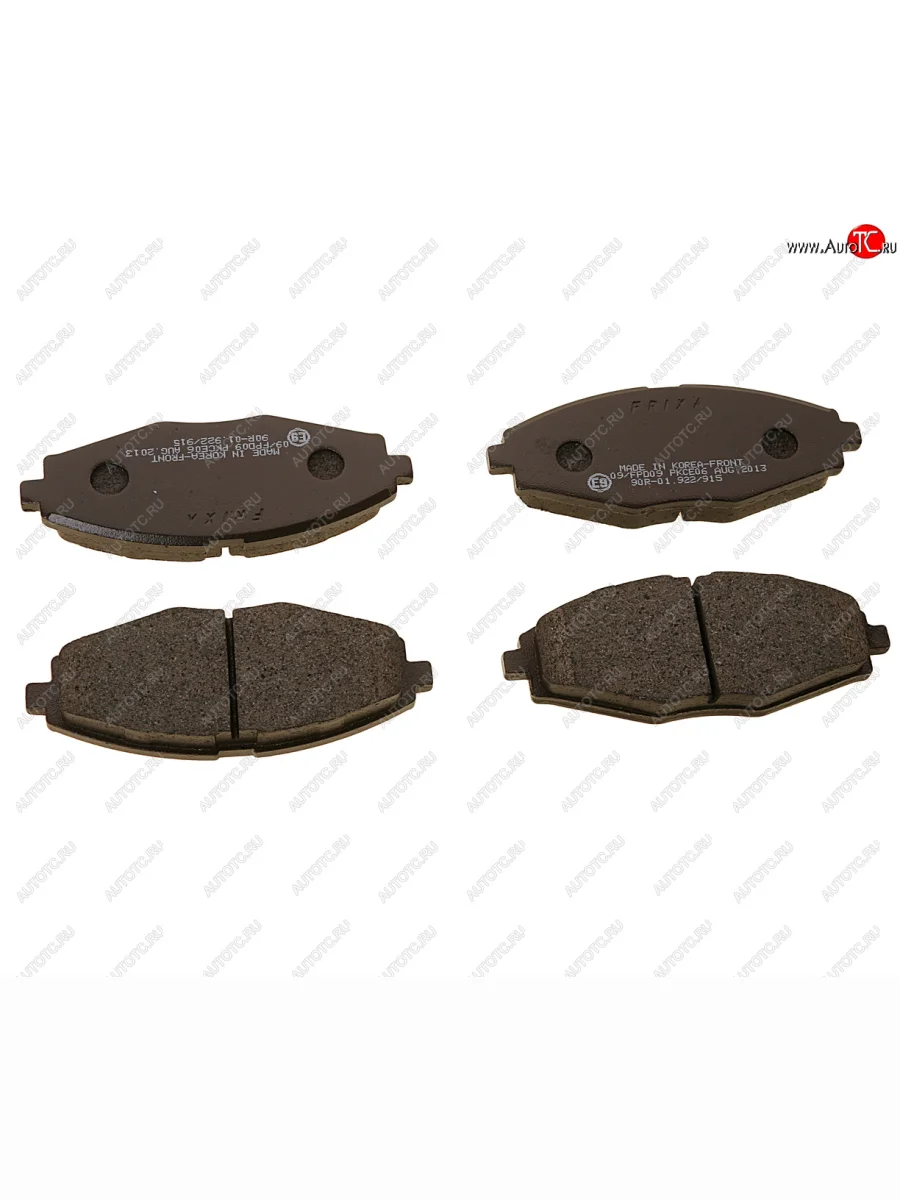 Колодки тормозные передние (4шт.) FRIXA Daewoo Nexia рестайлинг (2008-2015)  с доставкой в г. Керчь