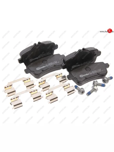 Колодки тормозные задние (4шт.) BREMBO Mercedes-Benz ML class W166 (2011-2015)