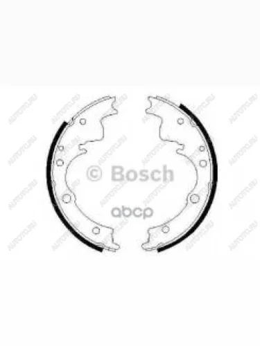 Колодки тормозные задние барабанные 4шт. BOSCH Iveco Daily (1999-2006)