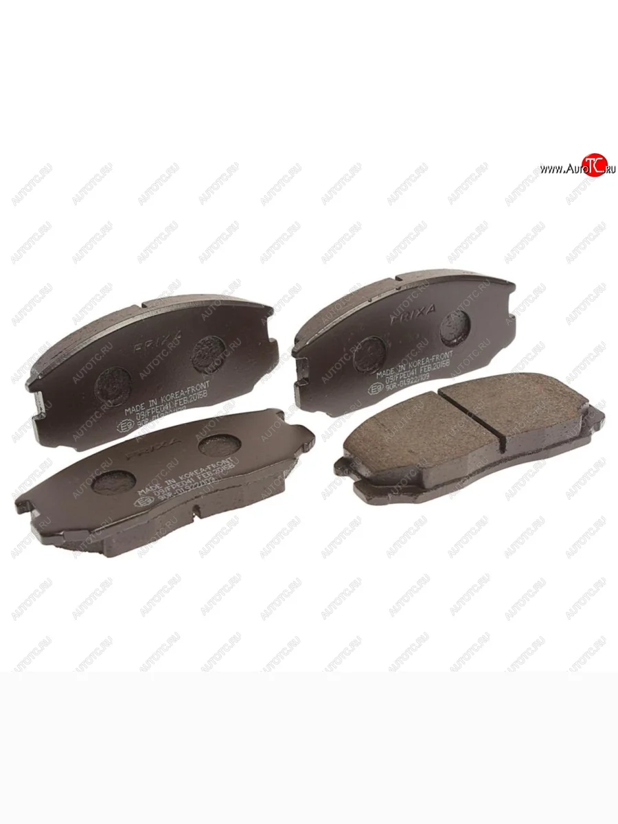 Колодки тормозные передние (4шт.) HANKOOK FRIXA Mitsubishi Lancer 10 CY седан рестайлинг (2011-2017)  с доставкой в г. Керчь