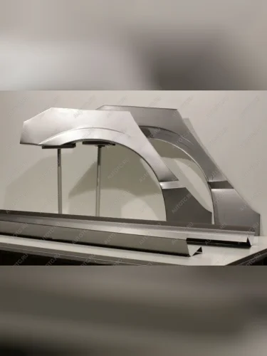 Кузовные ремонтные задние арки и пороги (комплект) + усилители для порогов AUTOFERRUM (оцинкованная сталь 0.8 мм и 1 мм) Honda Accord 8 CS купе дорестайлинг (2008-2010)