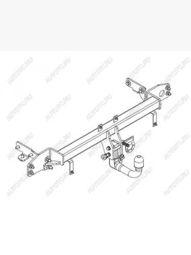 Фаркоп Auto-Hak (стальной, шар V (A40V, W5)) KIA Sorento MQ4 (2020-2022)
