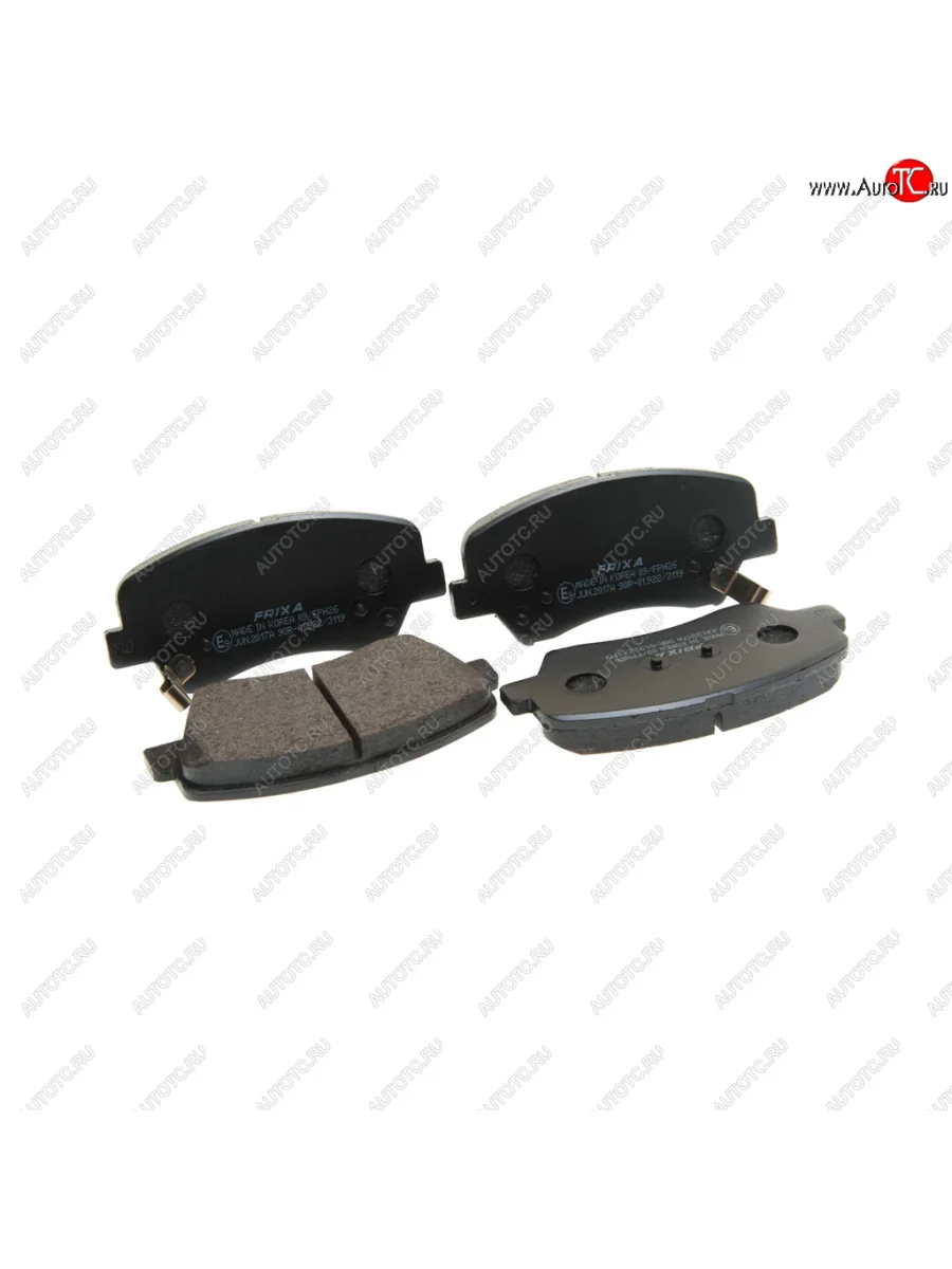 Колодки тормозные передние (4шт.) HANKOOK FRIXA KIA Ceed 2 JD рестайлинг, хэтчбэк (2015-2018)  с доставкой в г. Керчь