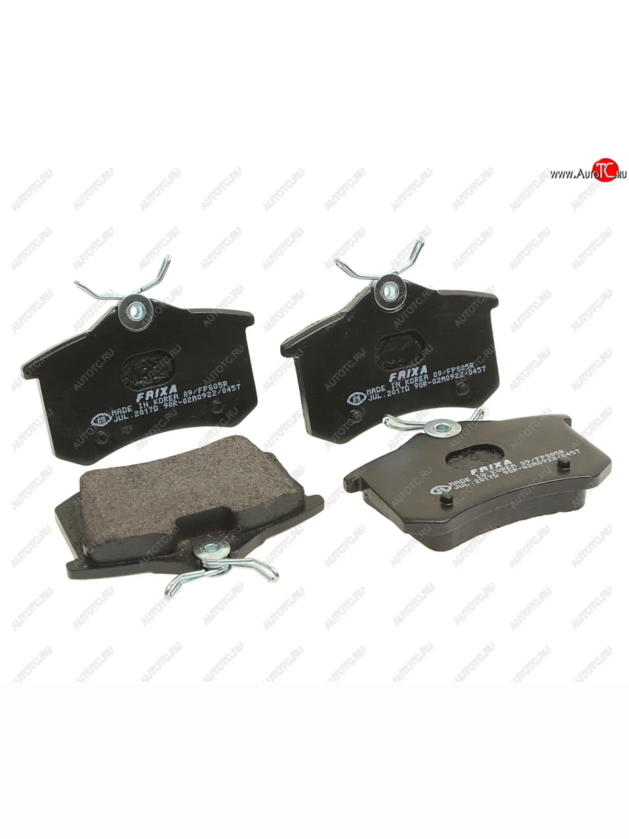 Колодки тормозные задние (4шт.) HANKOOK FRIXA Audi A4 B7 седан (2004-2008)  с доставкой в г. Пермь