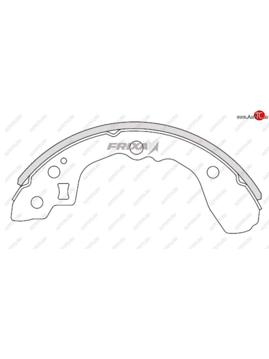 Колодки тормозные задние барабанные (4шт.) HANKOOK FRIXA KIA Spectra (2000-2009)  в Керчи Республика Крым