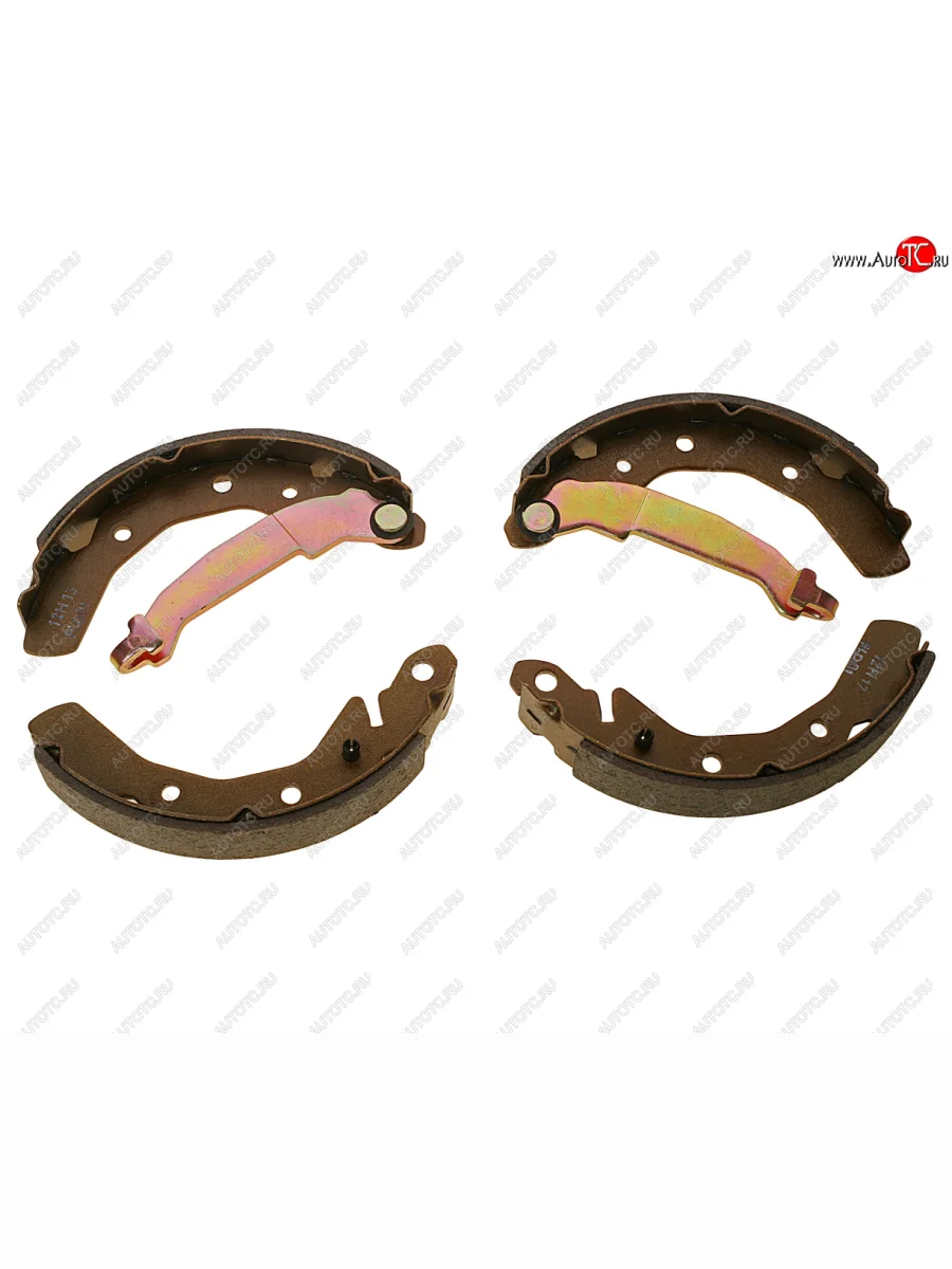 Колодки тормозные задние стояночного тормоза (4шт.) HANKOOK FRIXA Chevrolet Spark M300 дорестайлинг (2010-2015)  в Перми Пермском крае