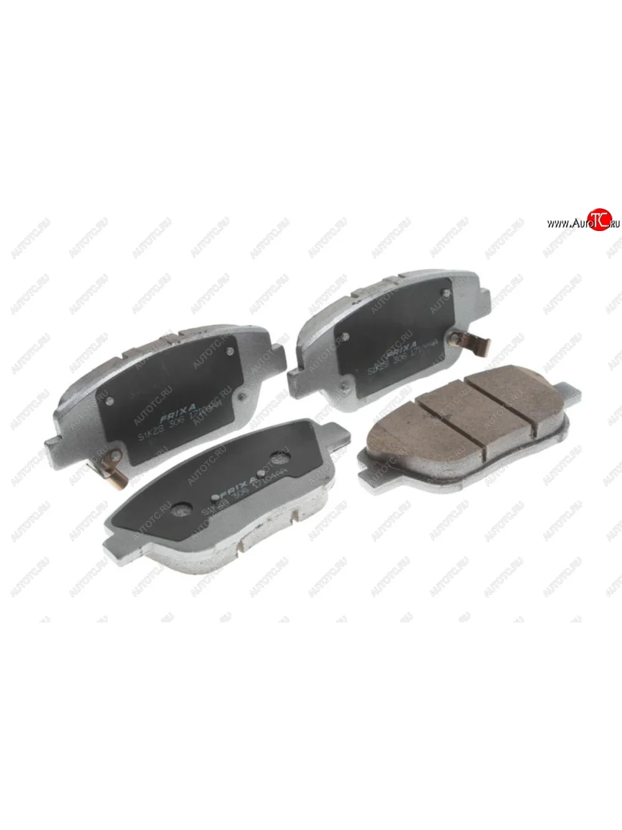 Колодки тормозные передние (4шт.) HANKOOK FRIXA KIA Optima 3 TF дорестайлинг седан (2010-2013)  с доставкой в г. Керчь