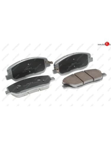 Колодки тормозные передние (4шт.) HANKOOK FRIXA KIA Mohave HM дорестайлинг (2008-2017)