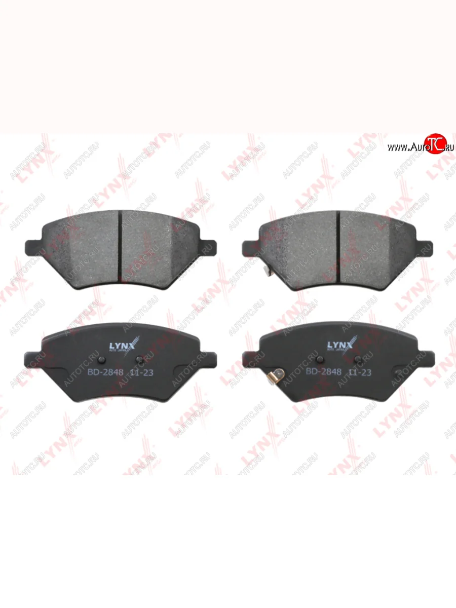 Колодки тормозные передние (4шт.) LYNX Chery Tiggo  рестайлинг (2018-2025)  в Перми Пермском крае