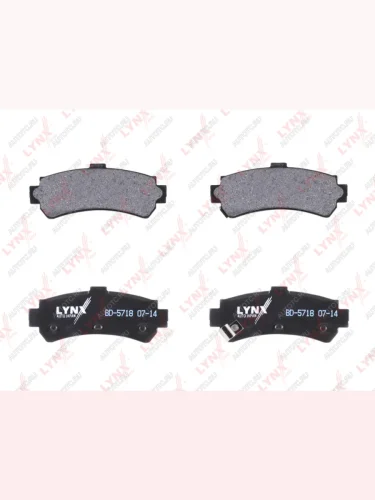 Колодки тормозные задние(4шт.) LYNX Nissan Almera 1 N15 седан дорестайлинг (1995-1998)