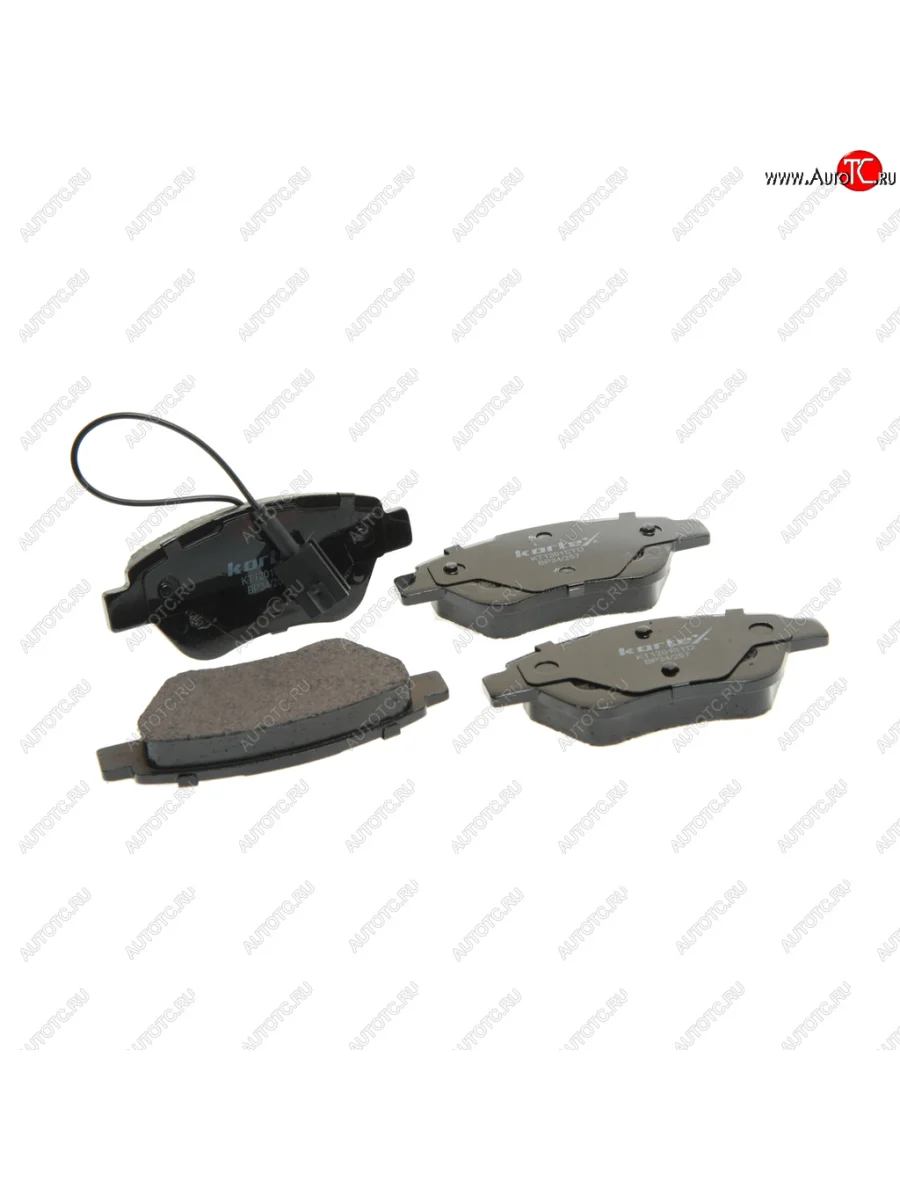 Колодки тормозные передние (4шт.) KORTEX Fiat Albea 170 седан (2002-2012)  в Перми Пермском крае