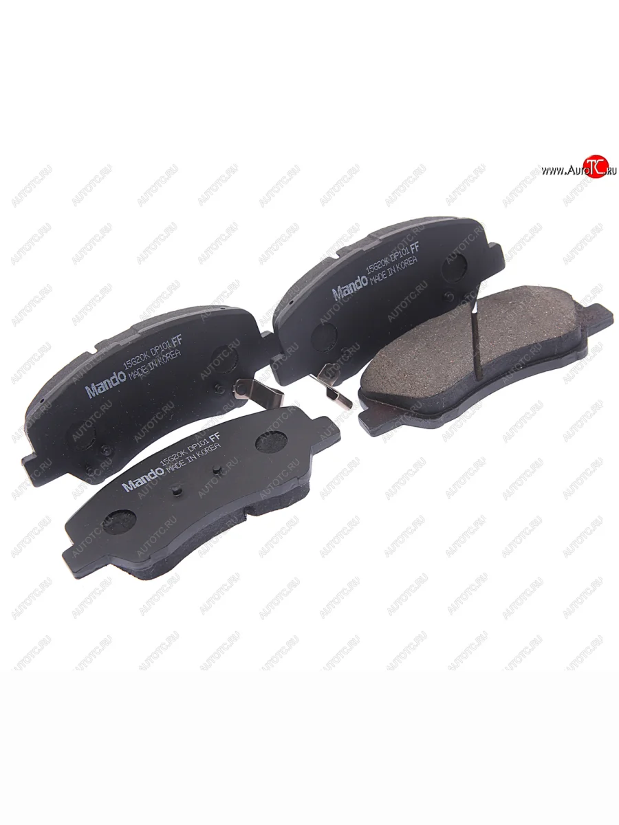 Колодки тормозные передние (4шт.) MANDO KIA Rio 4 FB дорестайлинг седан (2016-2020)  в Керчи Республика Крым