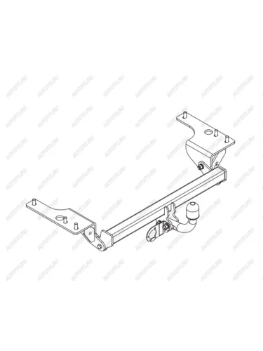 Фаркоп (кроме Hybrid) Auto-Hak (стальной, шар A (F20)) Toyota Corolla E180 дорестайлинг (2013-2016)