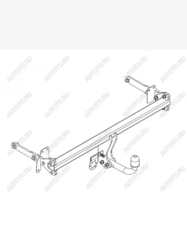 Фаркоп (также Hybrid) Auto-Hak (стальной, шар A (F20)) Toyota C-HR NGX10, ZGX10 рестайлинг (2019-2025)