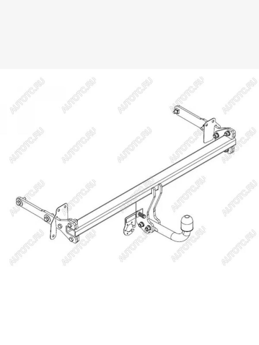 Фаркоп (также Hybrid) Auto-Hak Toyota C-HR NGX10, ZGX10 рестайлинг (2019-2025) (стальной, шар A (F20))  в Воронеже Воронежской области