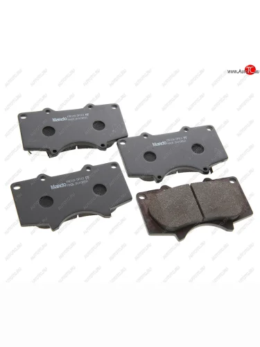 Колодки тормозные передние (4шт.) MANDO Mitsubishi Pajero 4 V90 2-ой рестайлинг (2014-2020)