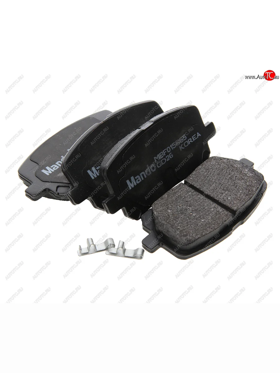 Колодки тормозные передние (4шт.) MANDO Toyota Matrix E130 (2003-2008)  в Керчи Республика Крым
