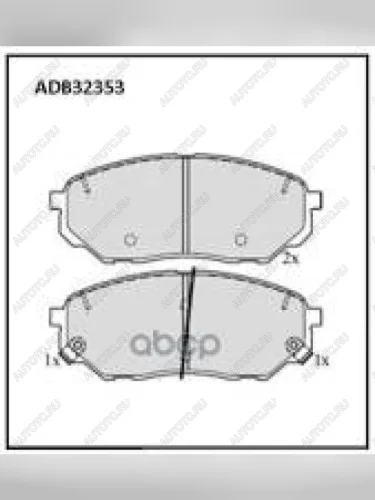 Колодки тормозные передние (4шт.) MANDO KIA Sorento UM/Prime рестайлинг (2018-2020)