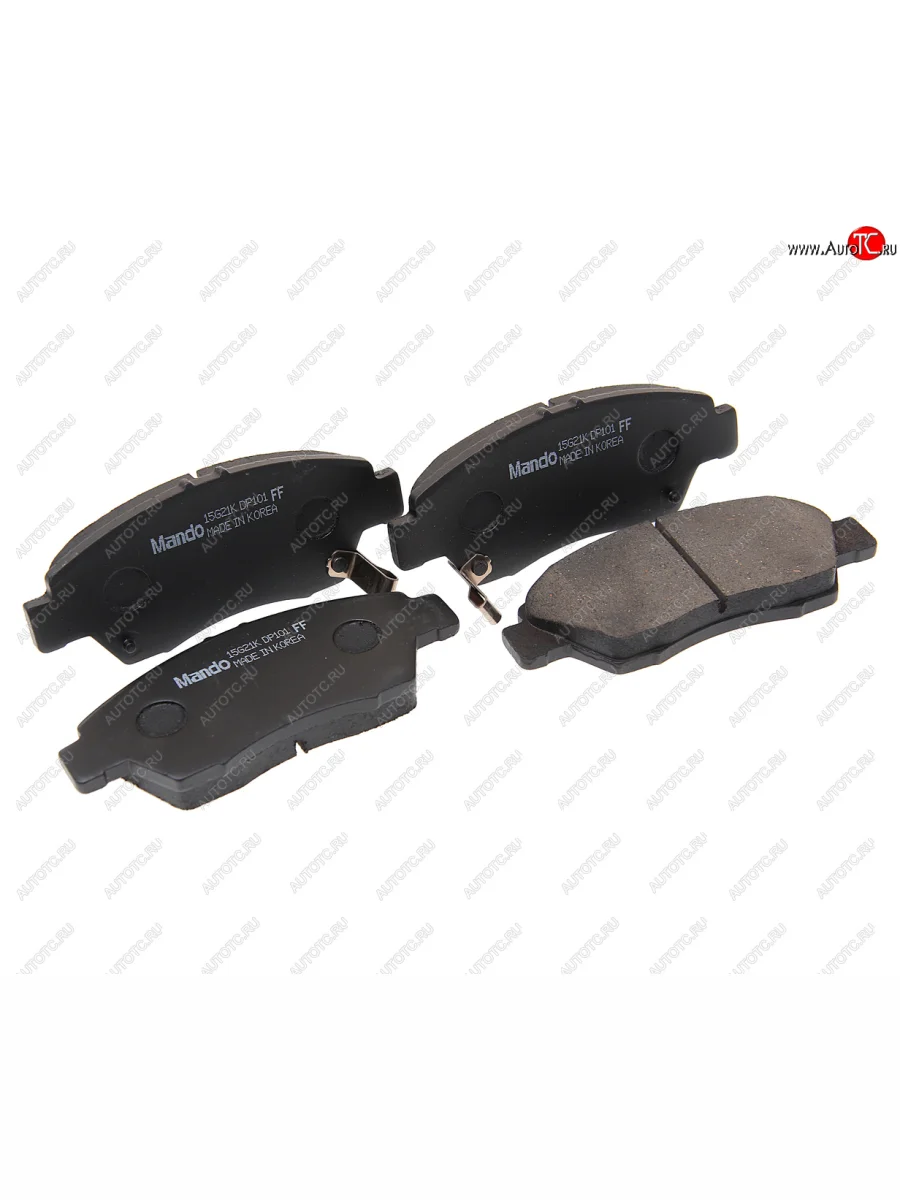 Колодки тормозные передние (4шт.) MANDO Honda Civic FK7 хэтчбэк 5 дв. дорестайлинг (2017-2019)  с доставкой в г. Керчь