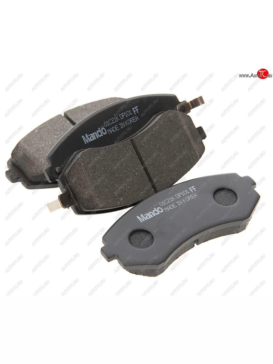Колодки тормозные передние (4шт.) MANDO Nissan Patrol 5 Y61 2-ой рестайлинг (2004-2010)  в Керчи Республика Крым