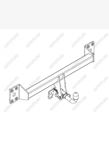 Фаркоп Auto-Hak (стальной, шар А40H (AK4, W6, BMA)) Audi Q7 4L дорестайлинг (2005-2009)