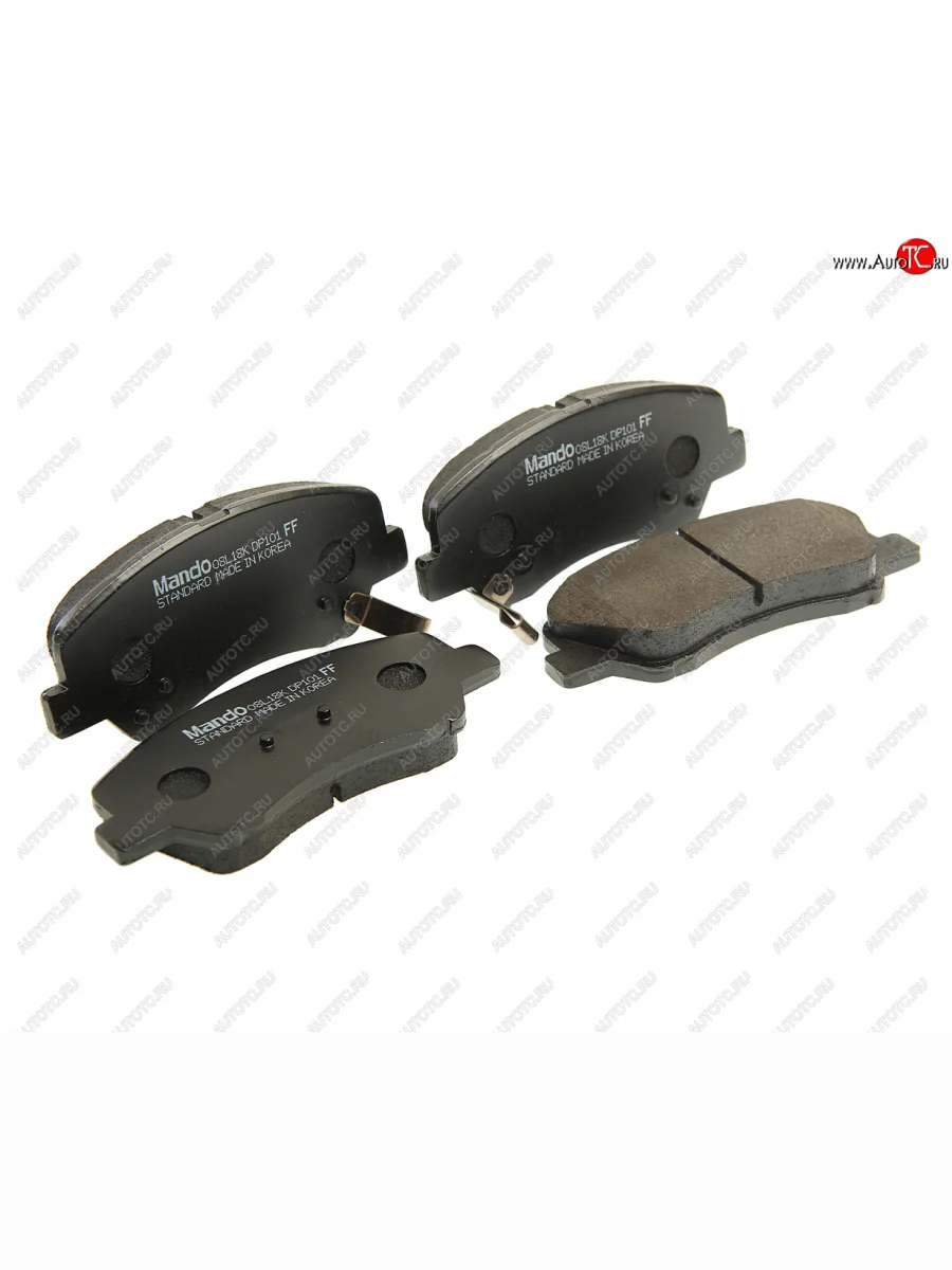 Колодки тормозные передние (4шт.) MANDO Hyundai Solaris RBr хэтчбэк рестайлинг (2014-2017)  в Самаре Самарской области