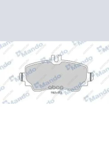 Колодки тормозные передние (4шт.) MANDO Mercedes-Benz A class W168 хэтчбэк 5 дв. (1997-2004)