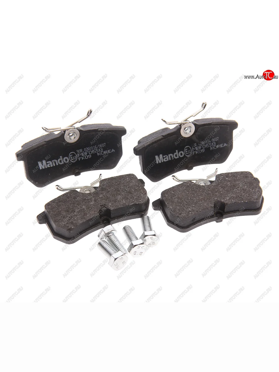 Колодки тормозные задние (4шт.) MANDO Ford Focus 1 хэтчбэк 5 дв. дорестайлинг (1998-2002)  с доставкой в г. Керчь
